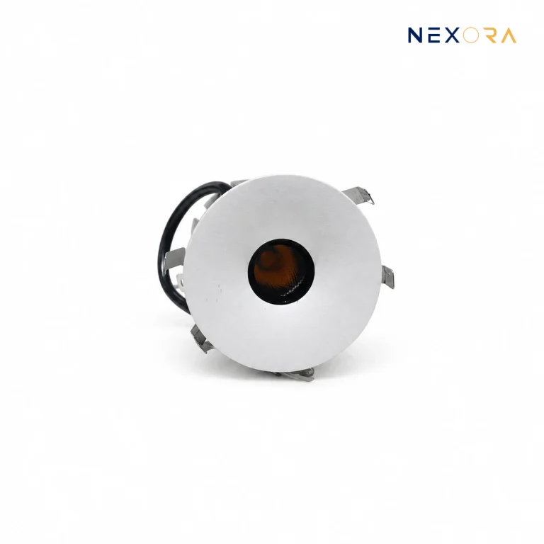 Đèn spotlight âm trần chống chói NEXORA JK-45SH nhìn từ mặt trước